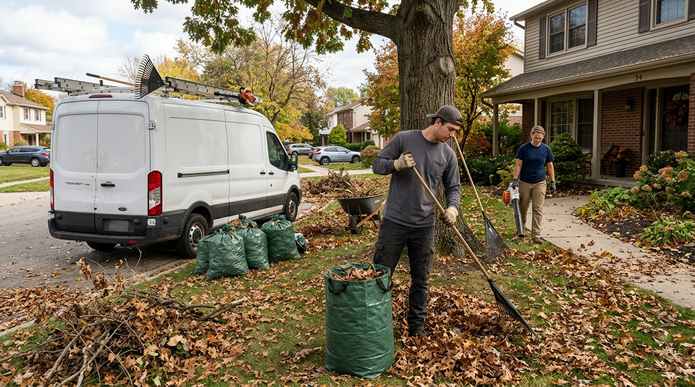 Leaf removal service moncton